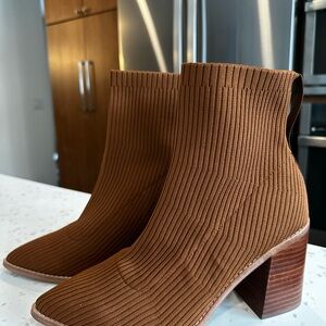 Steven New York Caramel Ankle Boots